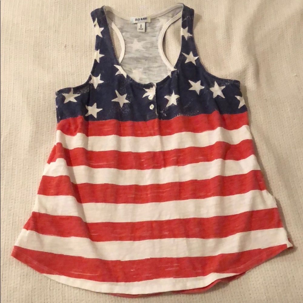 American Flag Tank Top